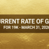 19K Gold Price in Pakistan on 31 March 2026