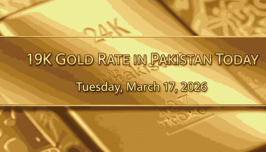 19k Gold Rate in Pakistan Today