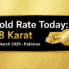 24 march 2026 18 karat gold price