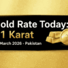 24 march 2026 21 karat gold price