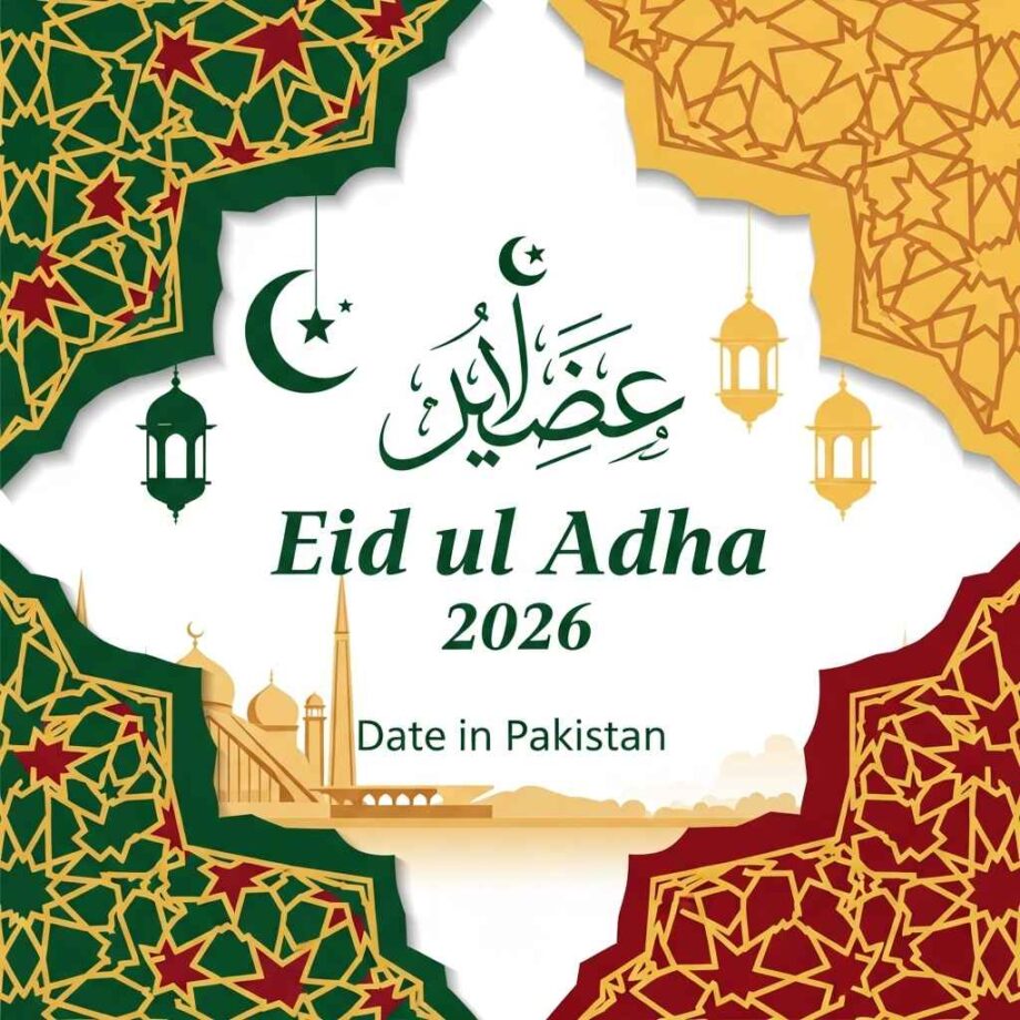 Eid ul Adha Date in Pakistan 2026