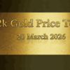Gold Prices in Pakistan for 22 karat