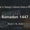 What is Today Islamic Date in Pakistan