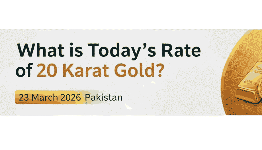 What is Today rate of 20 karat Gold