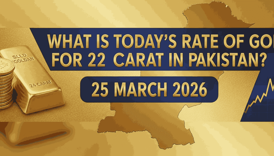 What is today's rate of gold for 22 carat