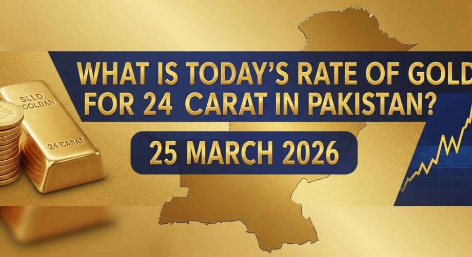 What is today's rate of gold for 24 carat